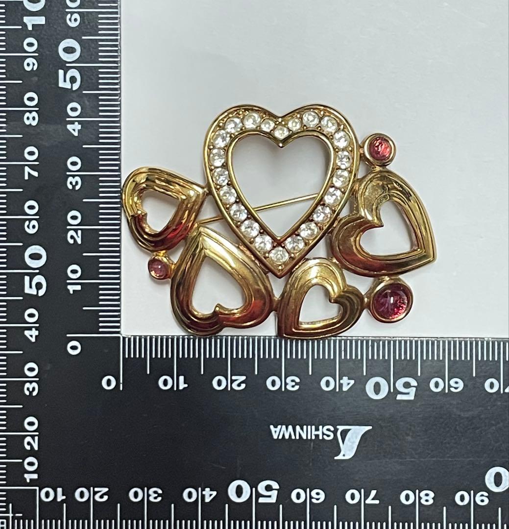 Christian Diorディオール　ハート　ブローチ　❤︎