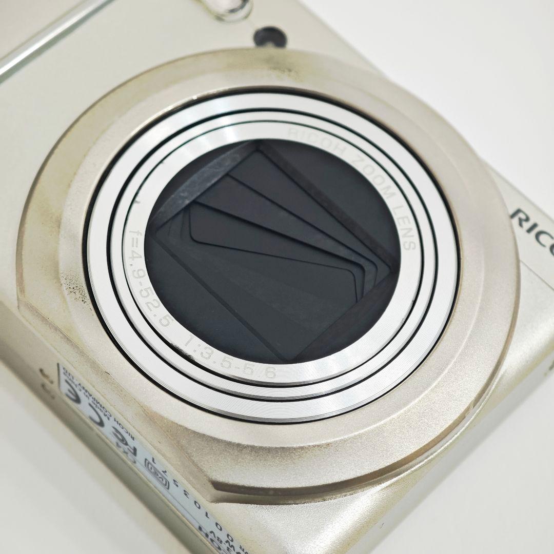 【中古】RICOH リコー CX4 シャンパンシルバー