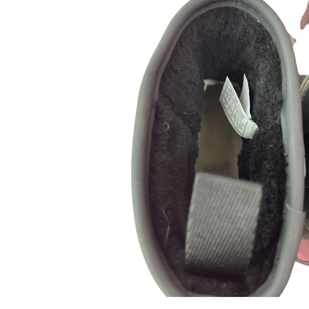 MT様綺麗　アグ　UGG クラッシッククリアミニ　レインブーツ　ブラック24cm