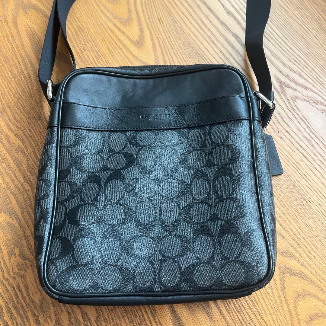 COACH コーチ ショルダーバッグ ブラック モノグラム