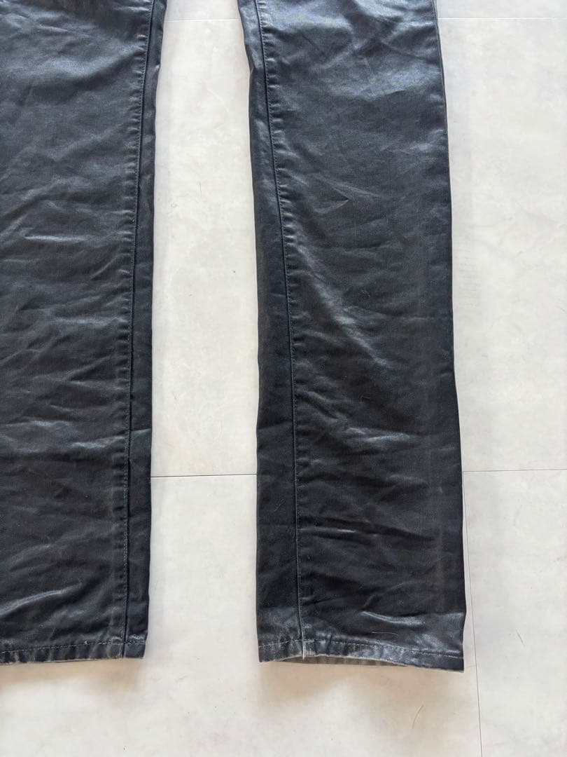 パンツ DIOR HOMME Wax Coating Straight Jeans