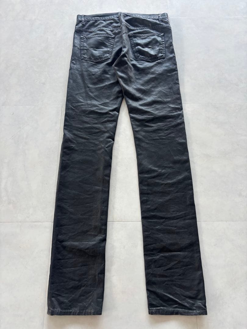 パンツ DIOR HOMME Wax Coating Straight Jeans