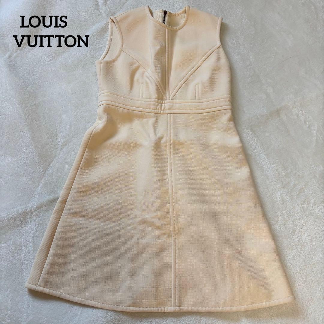 LOUIS VUITTON ルイヴィトン ノースリーブ ワンピース LV 36