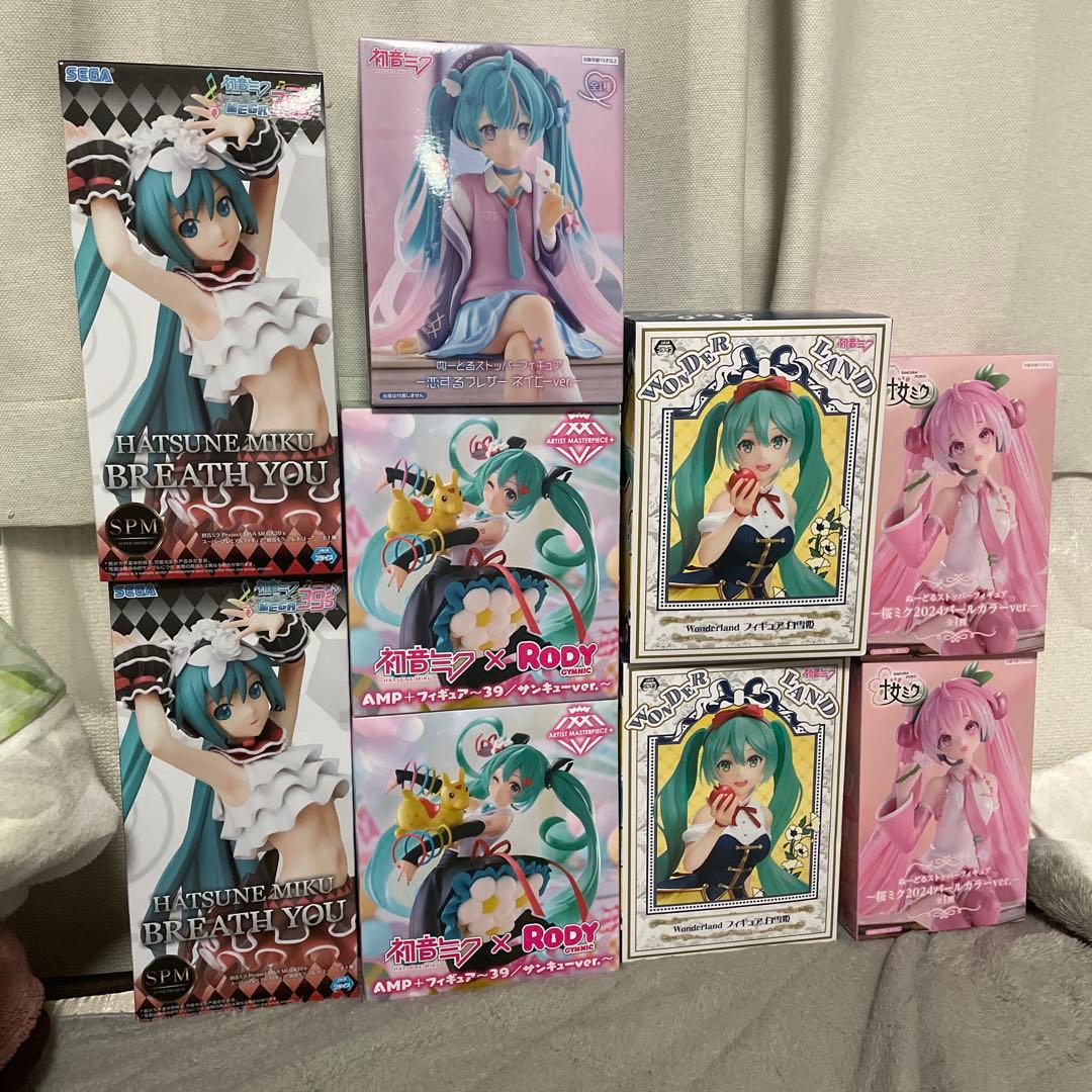 初音ミク 桜ミク　AMP RODY 白雪姫　フィギュア 9体セット