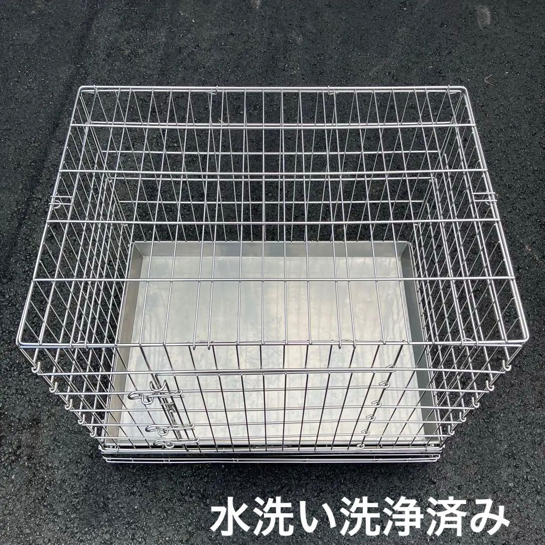 ハチコウ ステンレスケージＬ−ＳＯＰ 長面扉780mm×550mm×H680mm