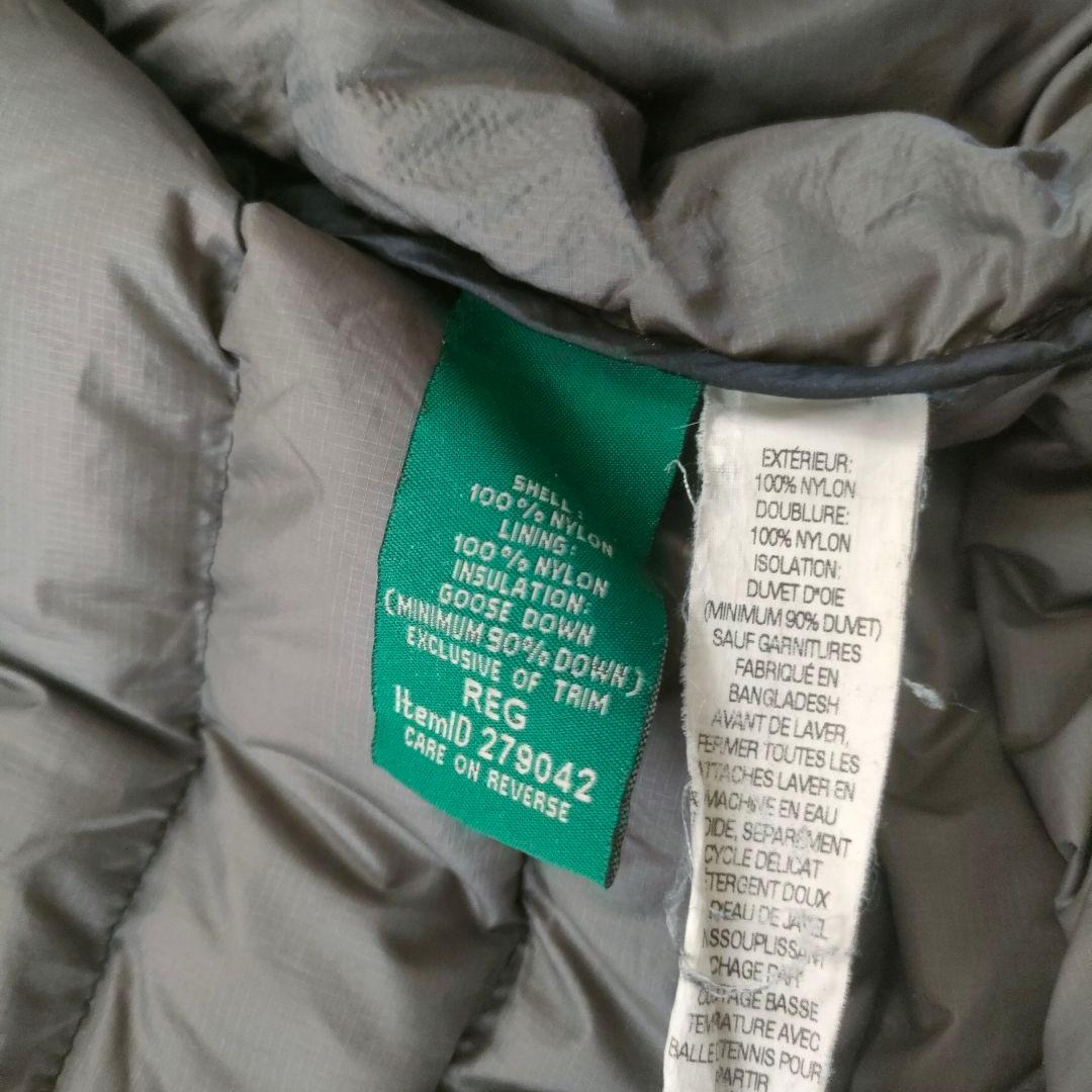 L.L.Bean ダウンジャケット ブラック グースダウン 850フィル