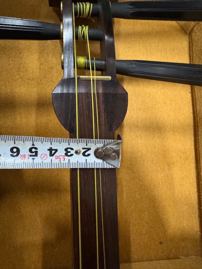 三味線　中棹　ハードケース　花梨