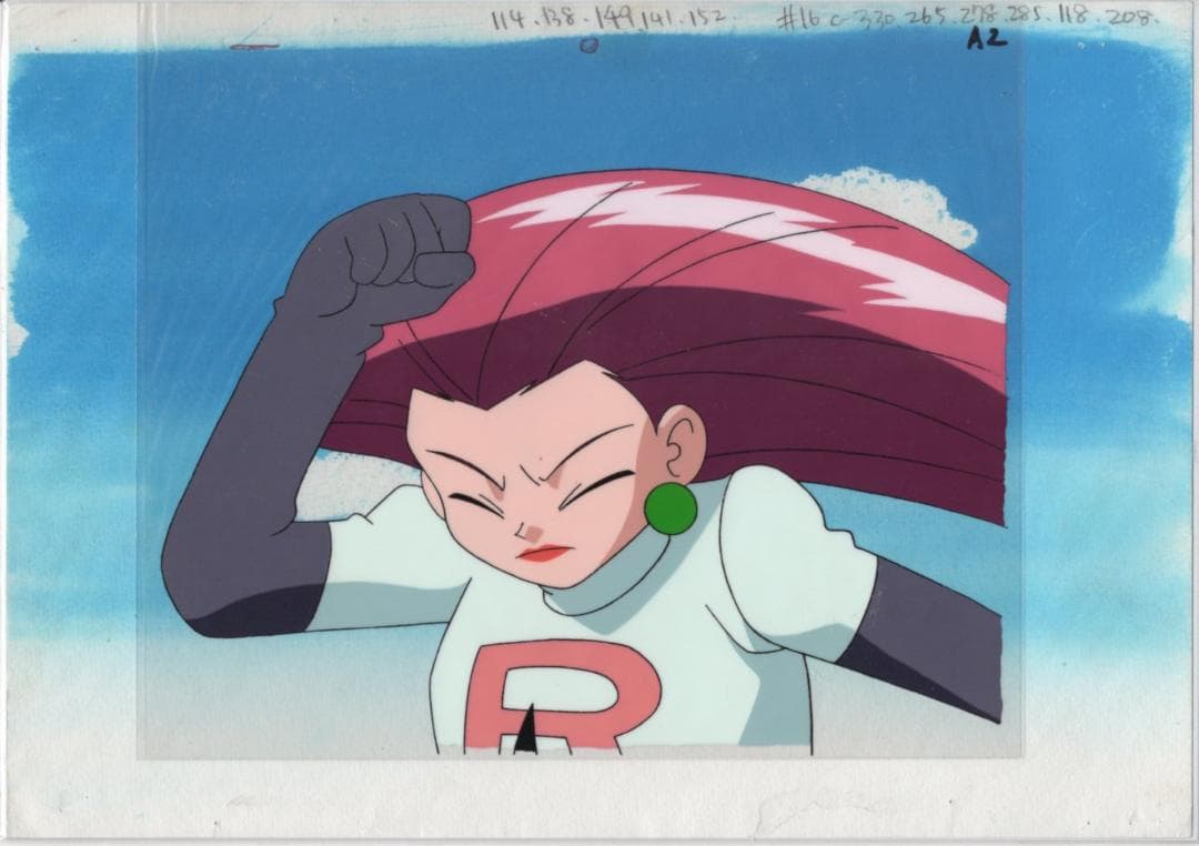 ポケモン　ポケットモンスター　直筆背景画　セル画　A2