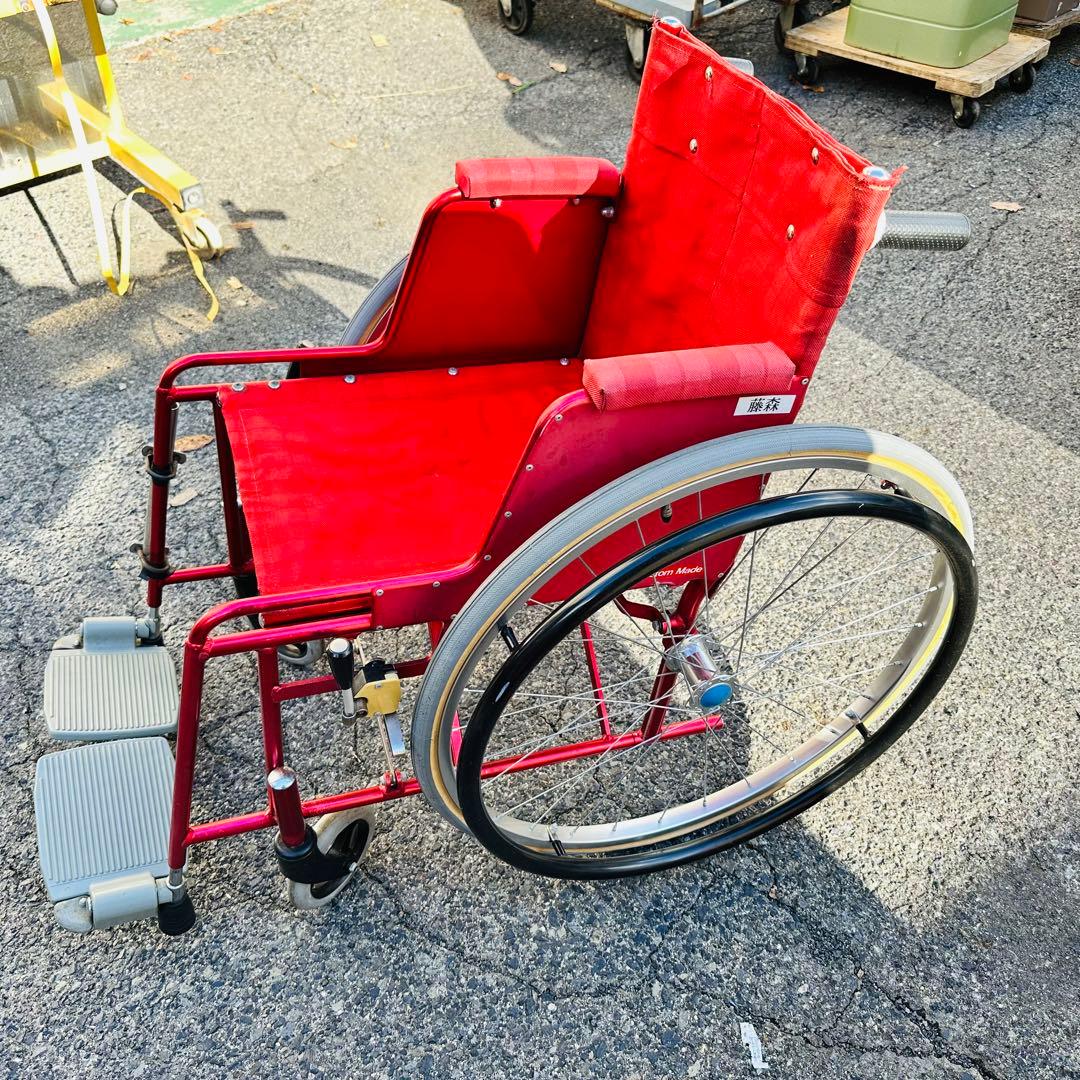 大分タキ　車椅子　自走用　赤色
