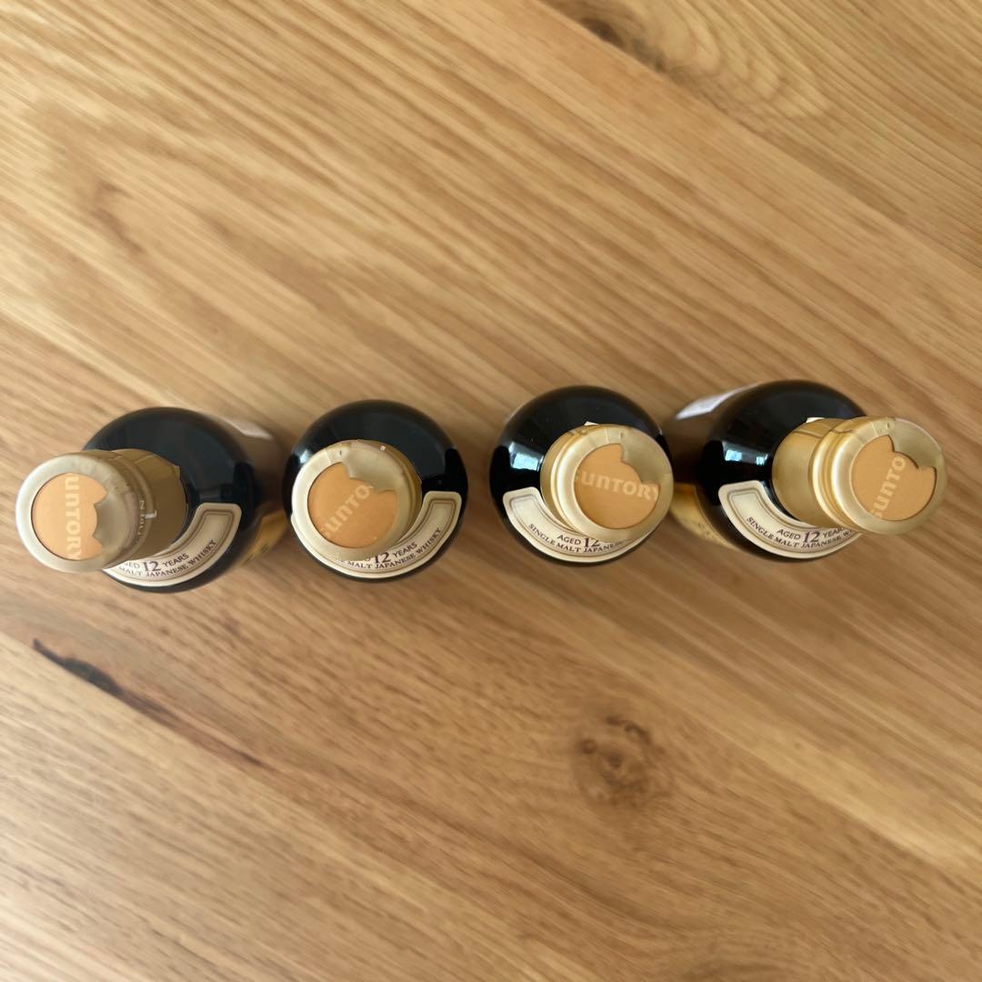 【新品未開栓】サントリー山崎12年 ミニボトル50ml 4本セット