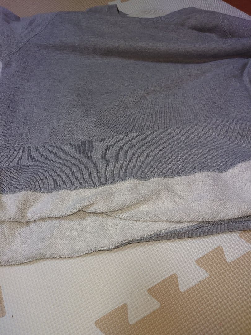 ループウィラー 前V フリーダム スリーブ　スウェット L