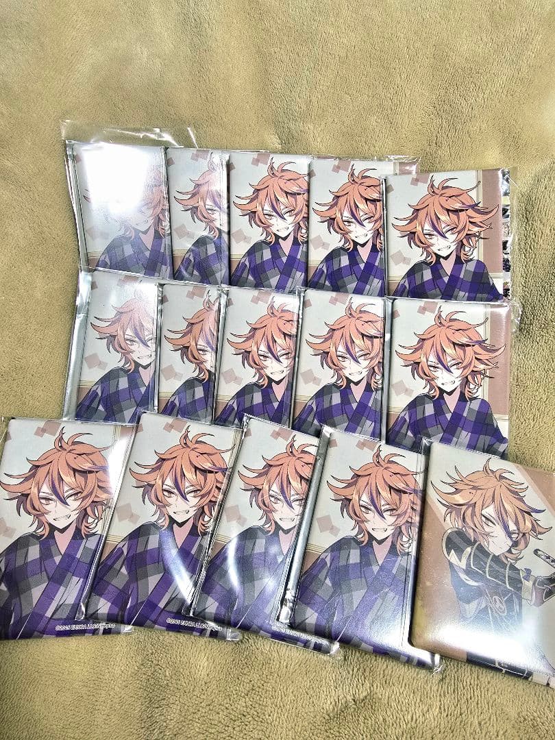 刀剣乱舞 後藤藤四郎 スクエア缶バッジ