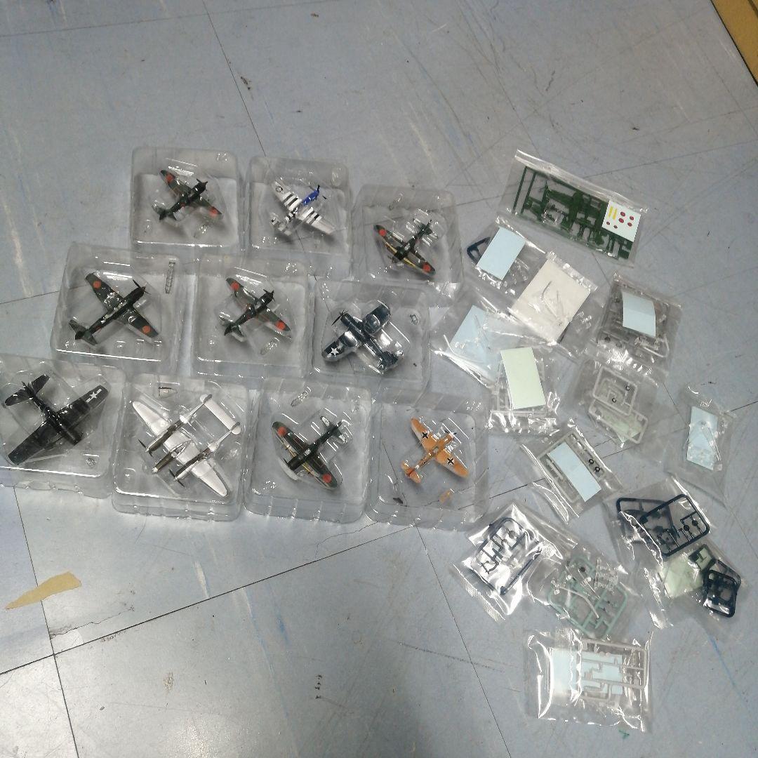 【未組立】未使用 戦闘機 ウイングクラブ コレクション 135個 パーツ付 綺麗