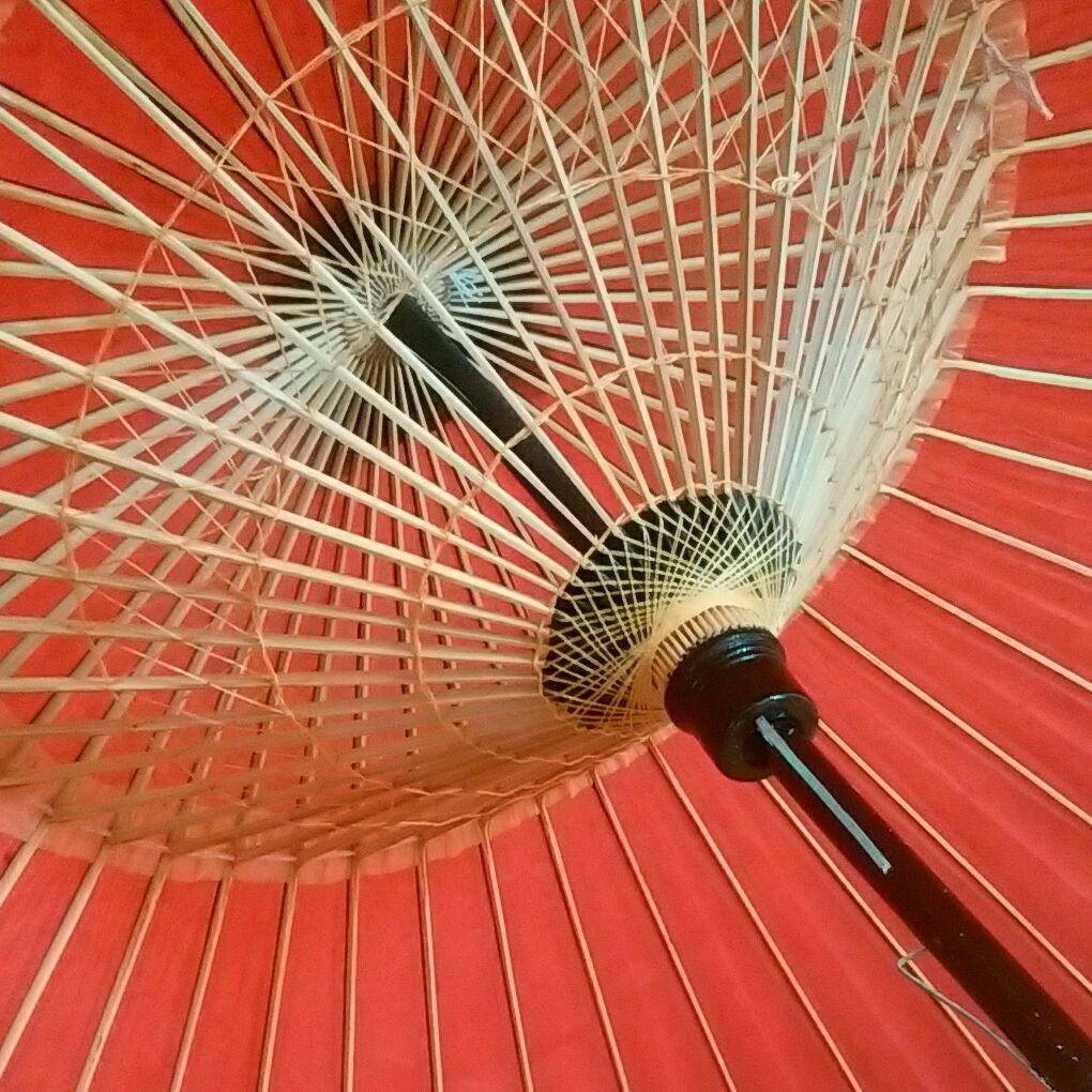 京都 かさ源 国産和傘【赤】