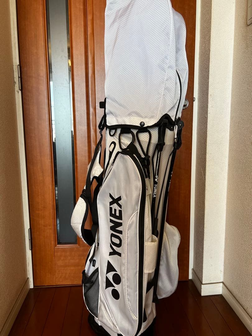 YONEX キャディバッグ スタンド付き ゴルフ ホワイト