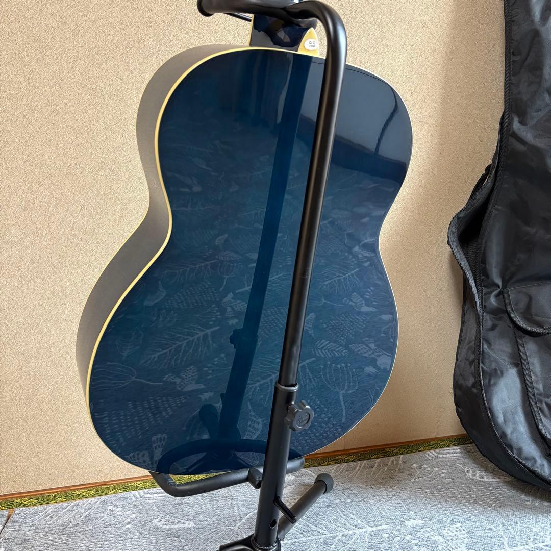 アコースティックギター ギターケース、スタンド付き