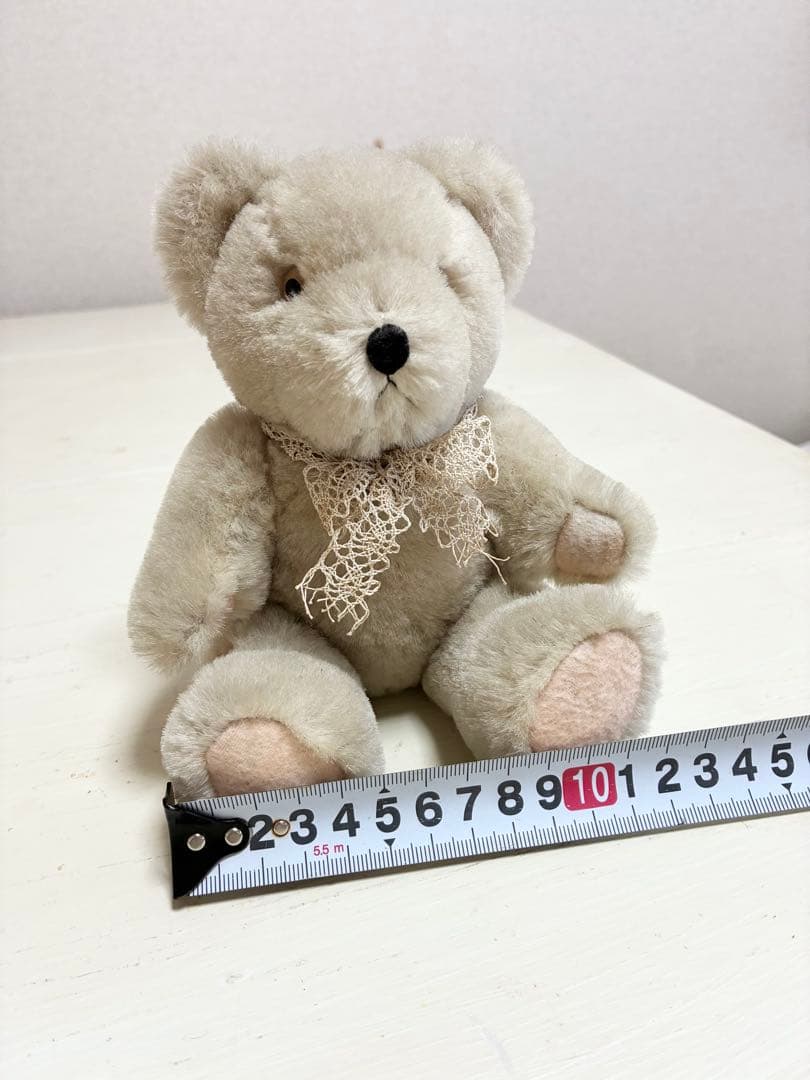 テディベア　アンティーク　ヴィンテージ　ぬいぐるみ　くま　レース