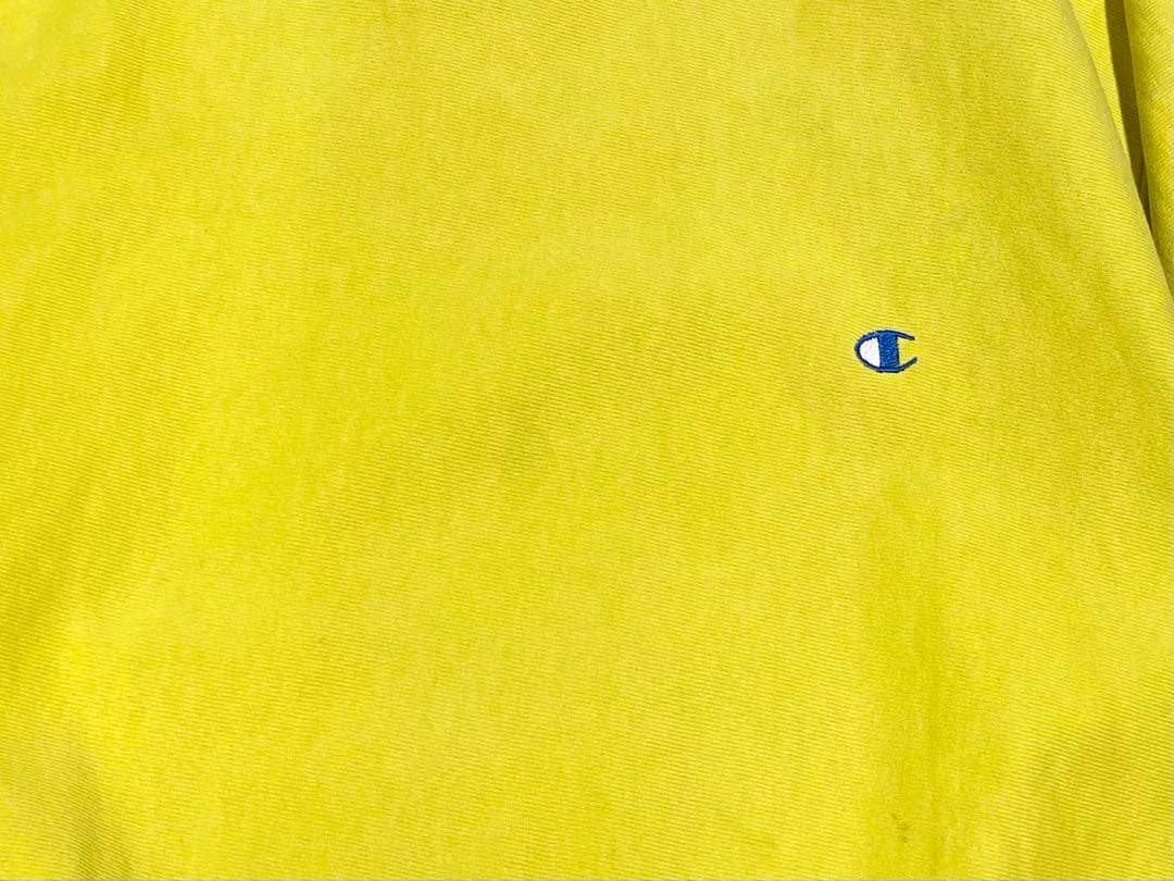 XL USA製 90s チャンピオン リバースウィーブ スウェット イエロー