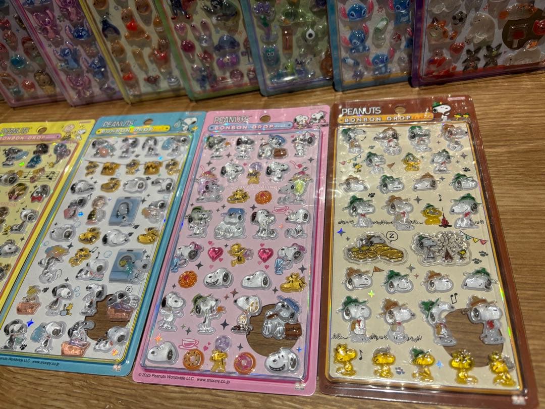 ボンボンドロップシールディズニー第二弾スヌーピ【全12種】コンプリートセット