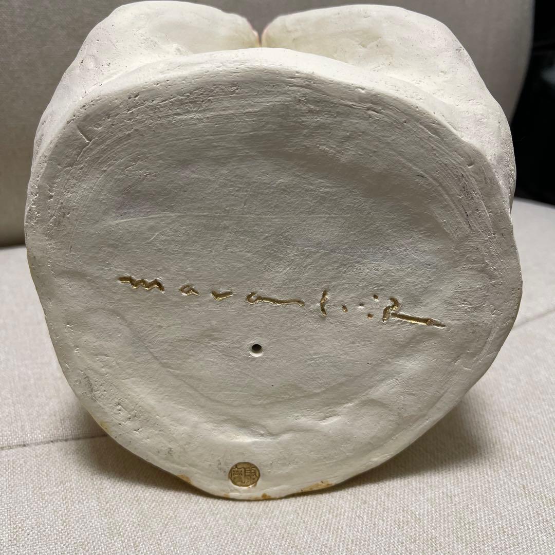 造形作家　小澤康麿　立体　猫　オブジェ 置物　茶トラ