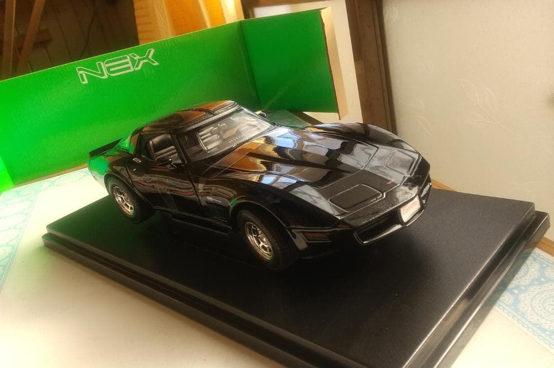 cardboardboxsanWelly1/18シボレーコルベットクーペ
