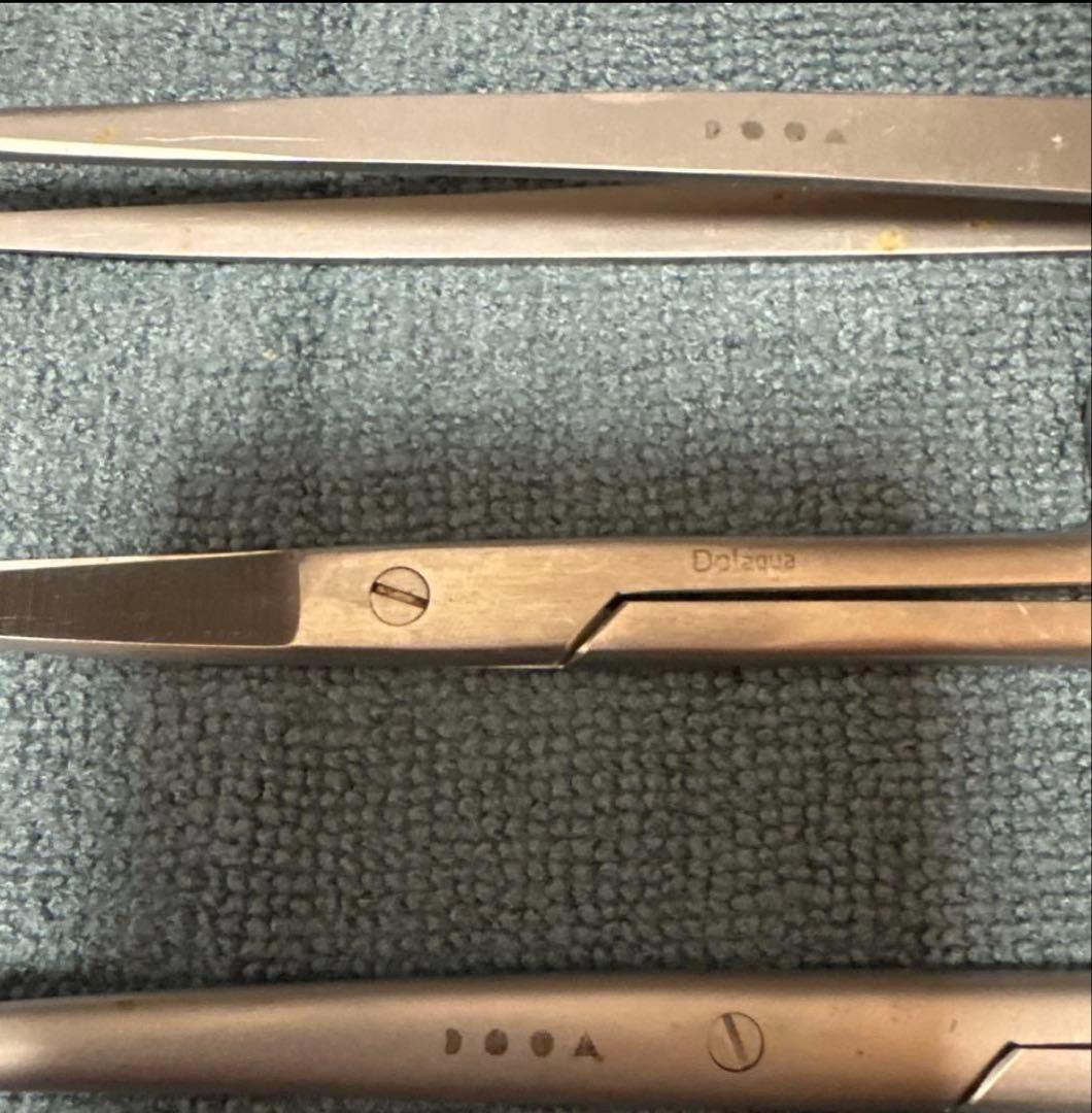 DOOA ピンセット　シザー 3点