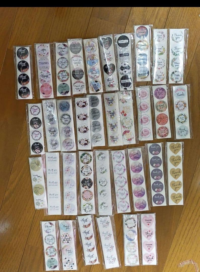 サンキューシール柄おまかせランダ35+80片入パック35パックール