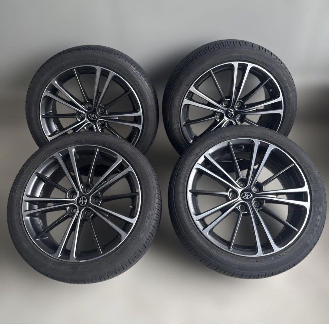 チンチラ① 86純正　215/45R17 美品　溝あり　タイヤホイール