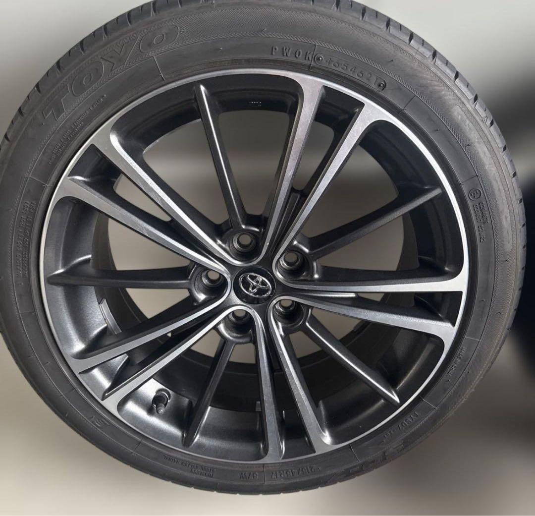 チンチラ① 86純正　215/45R17 美品　溝あり　タイヤホイール