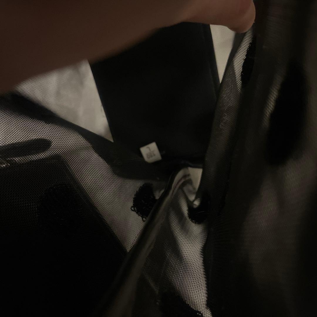 【美品】プラダ　スパンコール　ハンドバッグ　ブラック