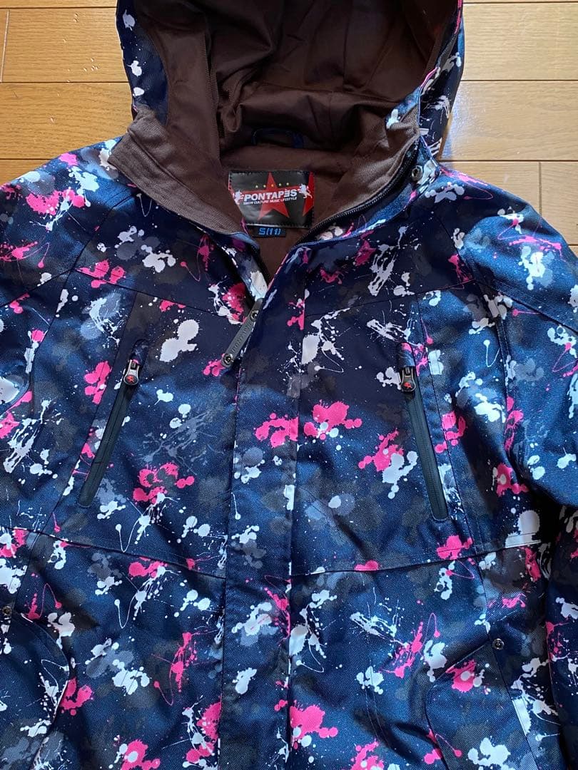 美品　PONTAPES ポンタペス　スノボ　スノーボード　ウェア　Ｓ（11号）