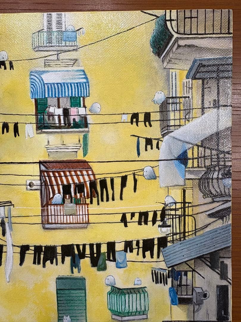 naples morning アクリル画