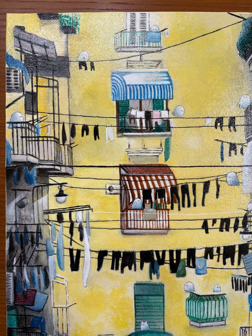 naples morning アクリル画