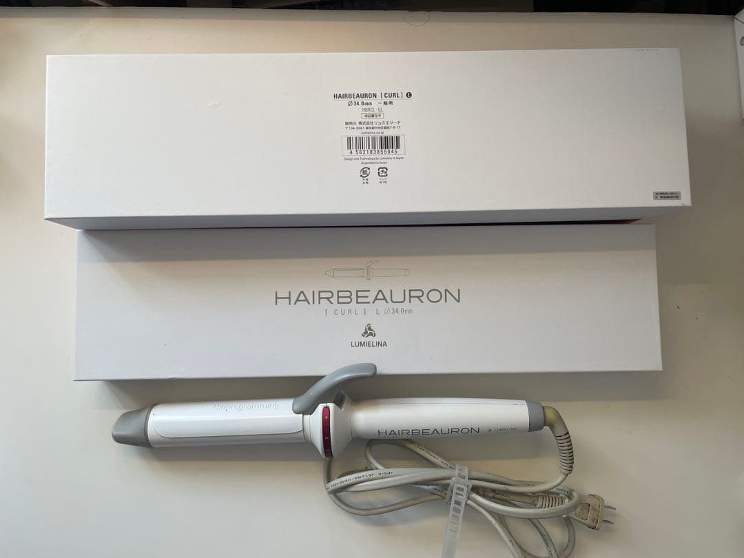 【箱付き】リュミエリーナ ヘアビューロンコテ34ミリ