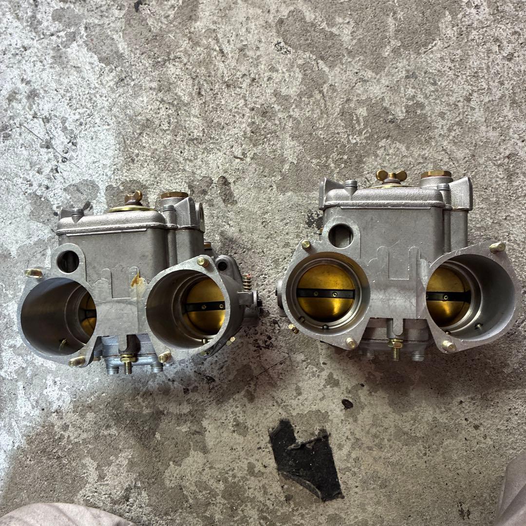 ウェーバー48本体のみ ジェット、ベンチュリー他無し 2個