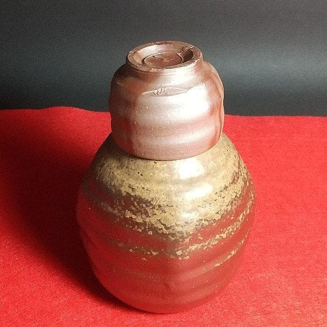 備前焼 徳利 ぐい呑 奈義法然窯 中尾晃