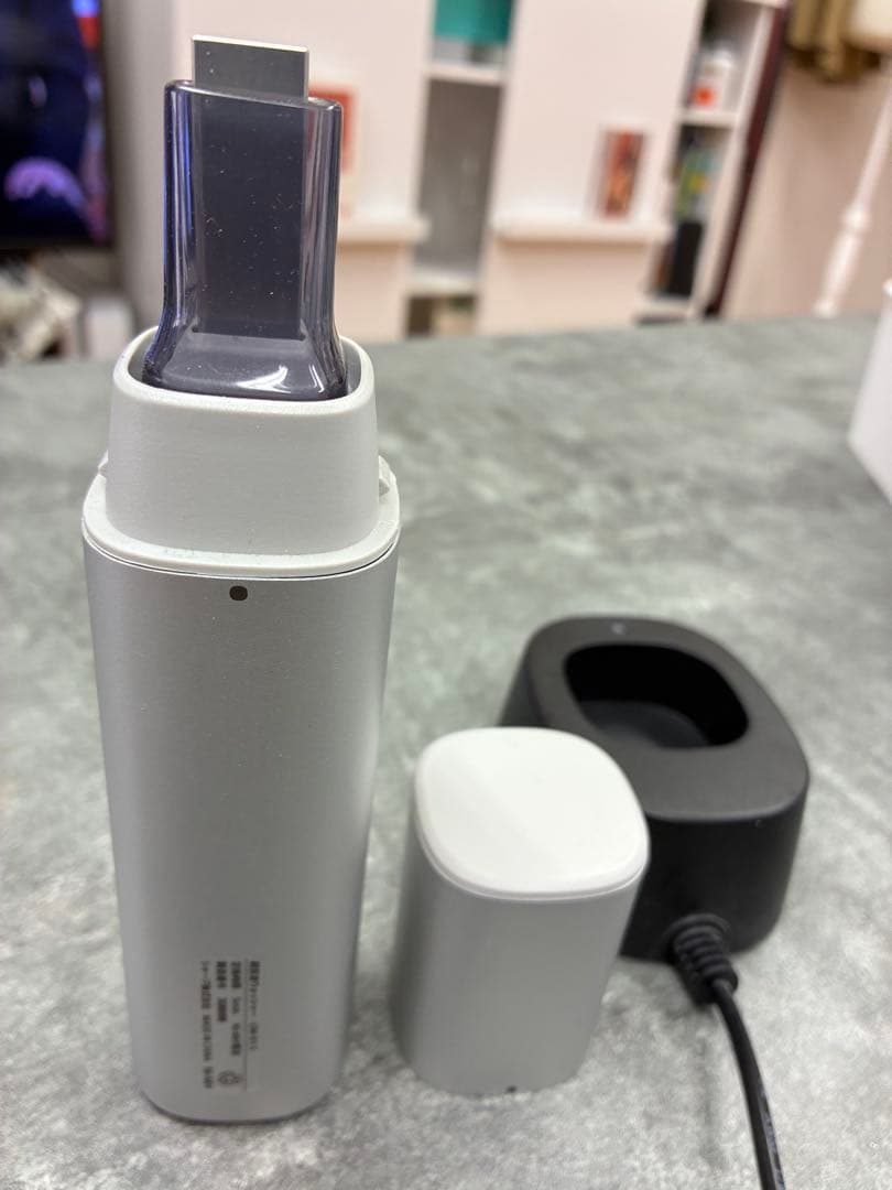 K*S様 SHARP 衣類用超音波洗浄機 UW-X1 シルバー 充電スタンド付き