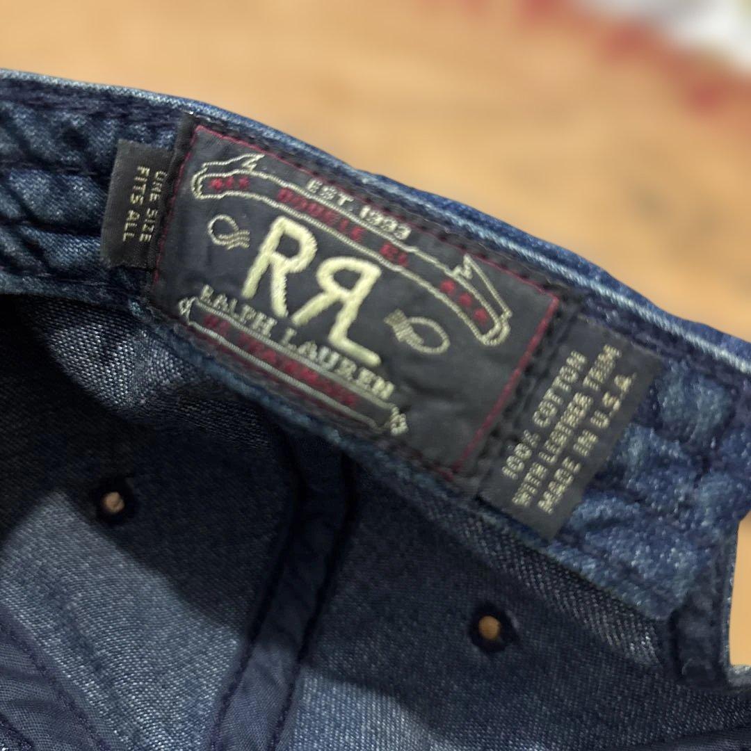 RRL ダブルアールエル　デニムキャップ　アメリカ製