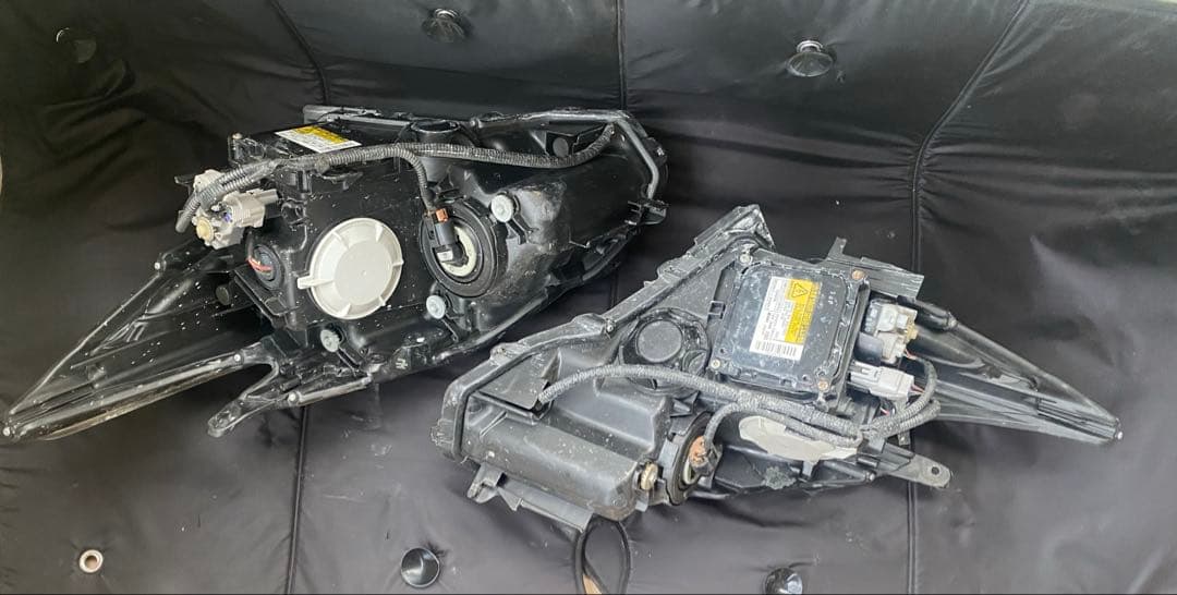 トヨタ プリウス30 後期 HIDヘッドライト 左右セット コーティング済