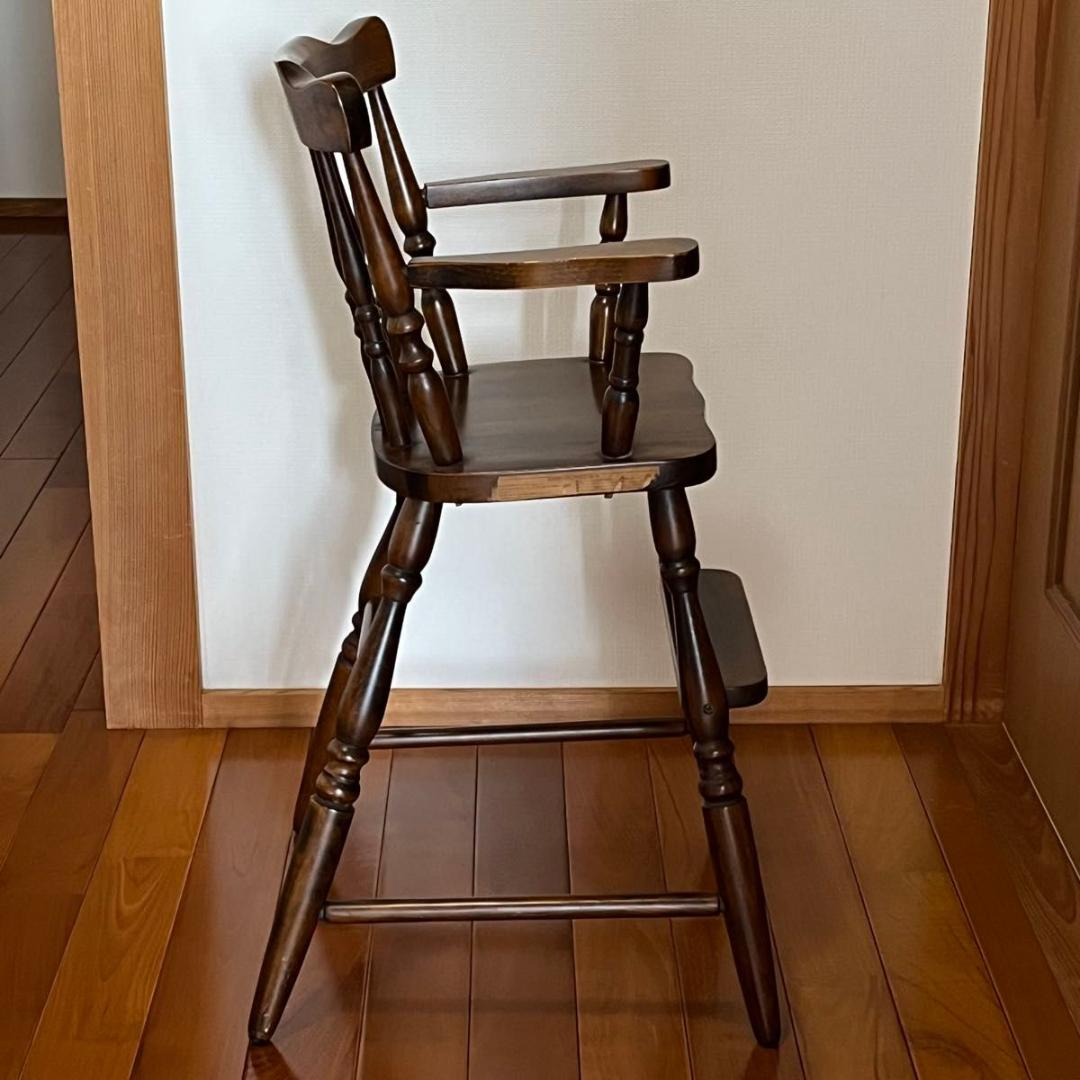 【美品】飛騨の家具 ヴィンテージ ハイチェア ベビーチェア