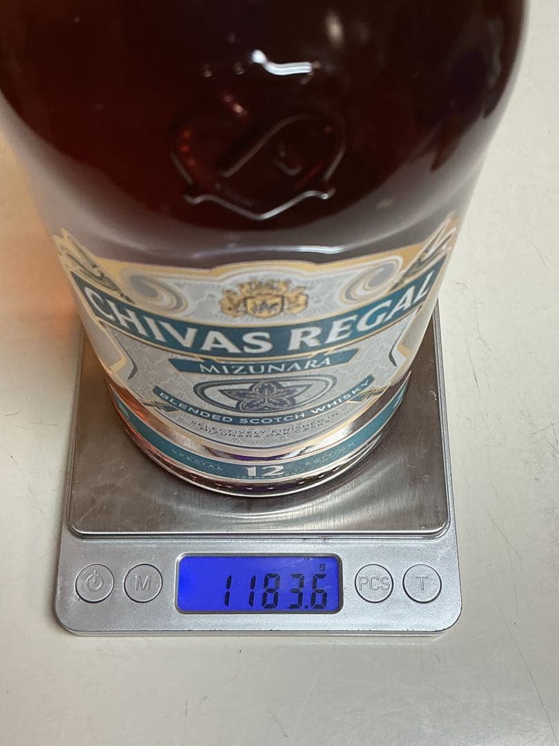 539[未開栓］CHIVAS REGAL 12年 ミズナラ ミニボトル50㎖付き