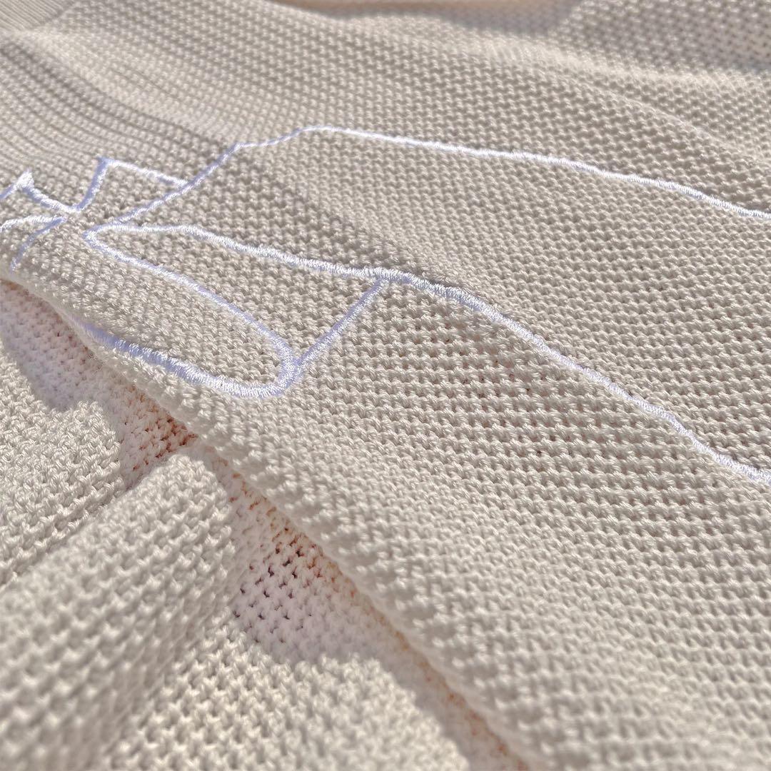 トップス RAW BANNED CROCHET CREW