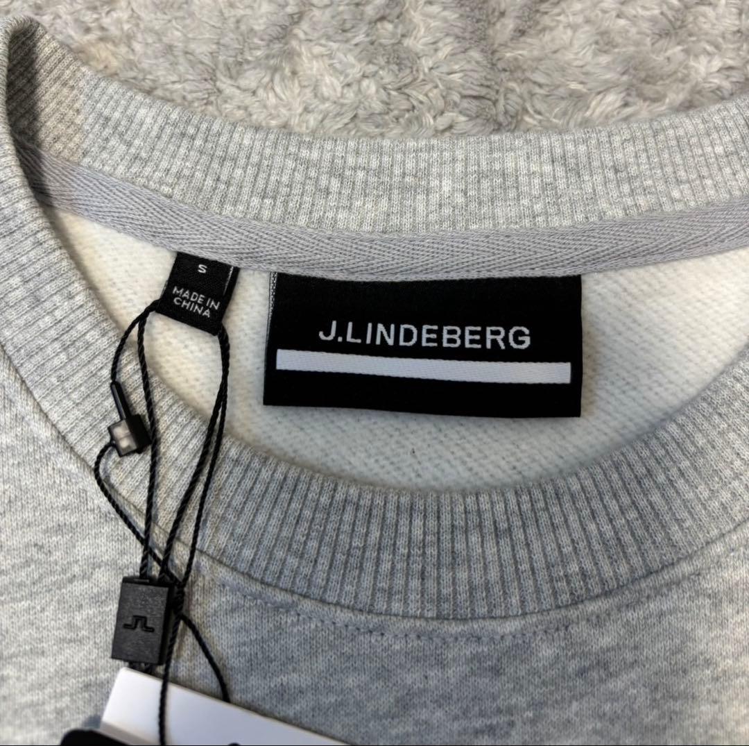 1028 　★新品★ リンドバーグ 裏起毛トレーナー ゴルフ ラバーロゴ