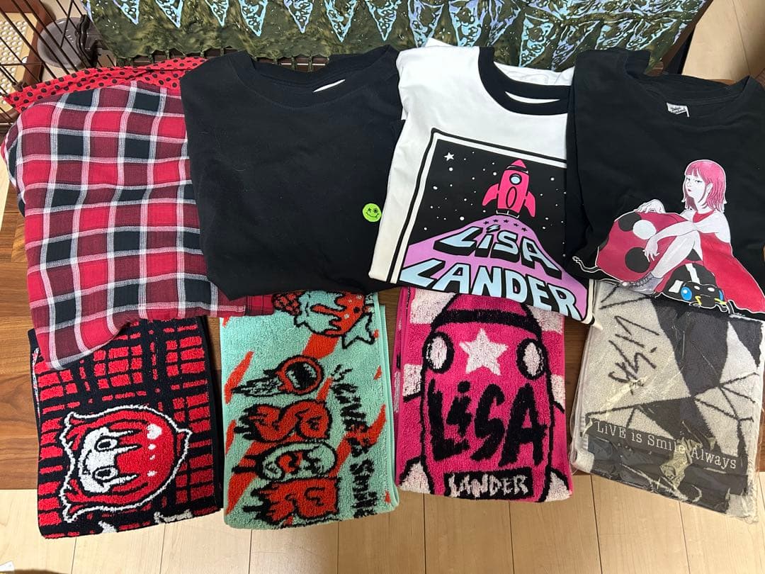 LiSA ライブグッズ　Tシャツ タオル　ROYロンT