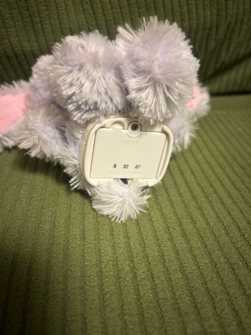 シュガーバニーズ　ブルーベリーうさ　うなずきぬいぐるみ