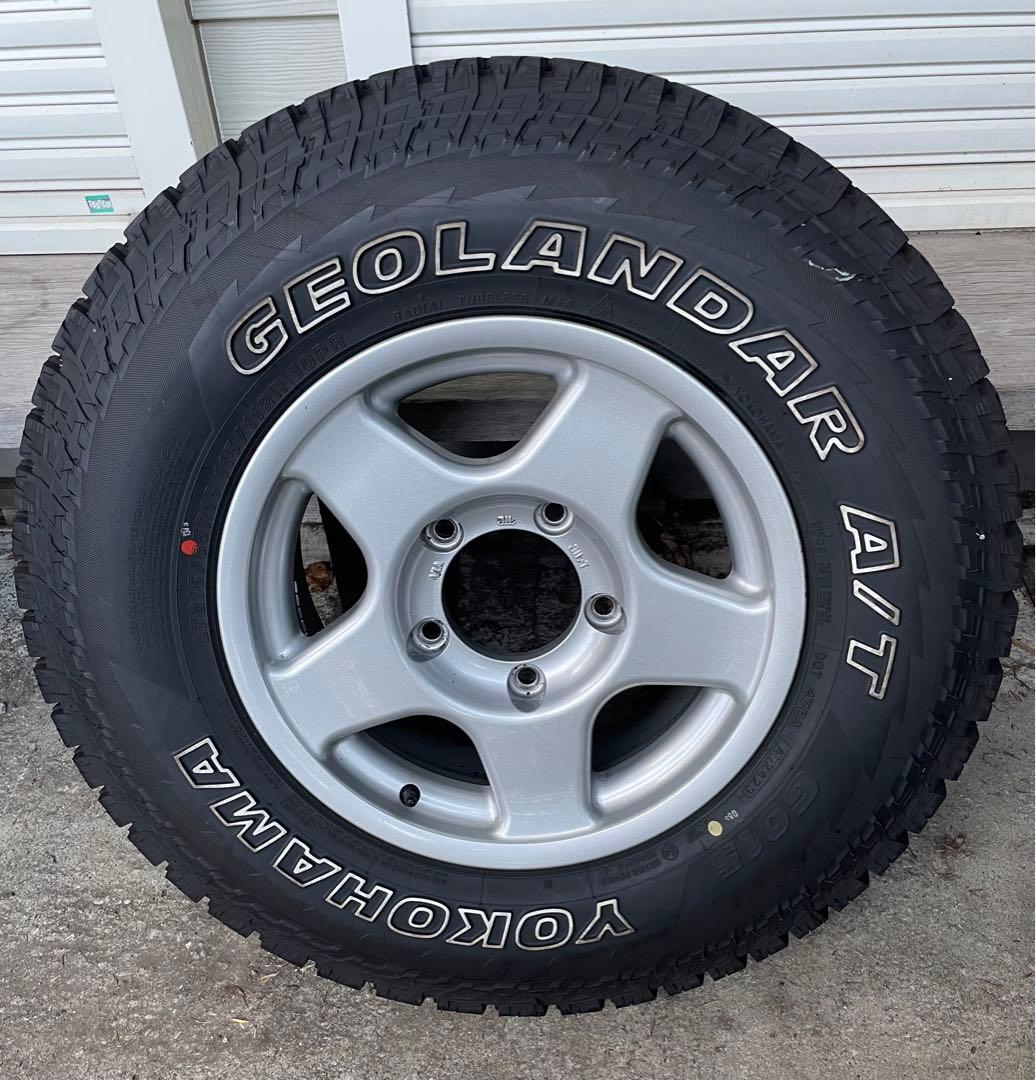 5本 ブラッドレーV ヨコハマ ジオランダー G015 A/T 16ランクル