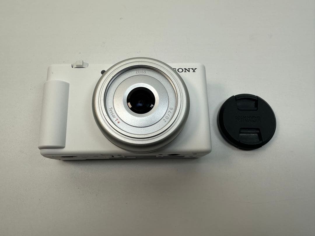 美品 sony zv-1f コンパクトデジタルカメラ ホワイト