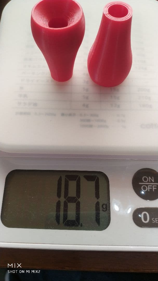 ハンドメイドノブ　TPR（ラバー素材）タイプB6ブラック　2個