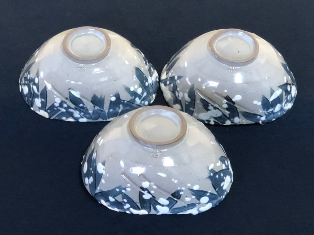 《R》懐石 雪笹 向付3客 丹波 杉原祥公作 共箱　260126く1