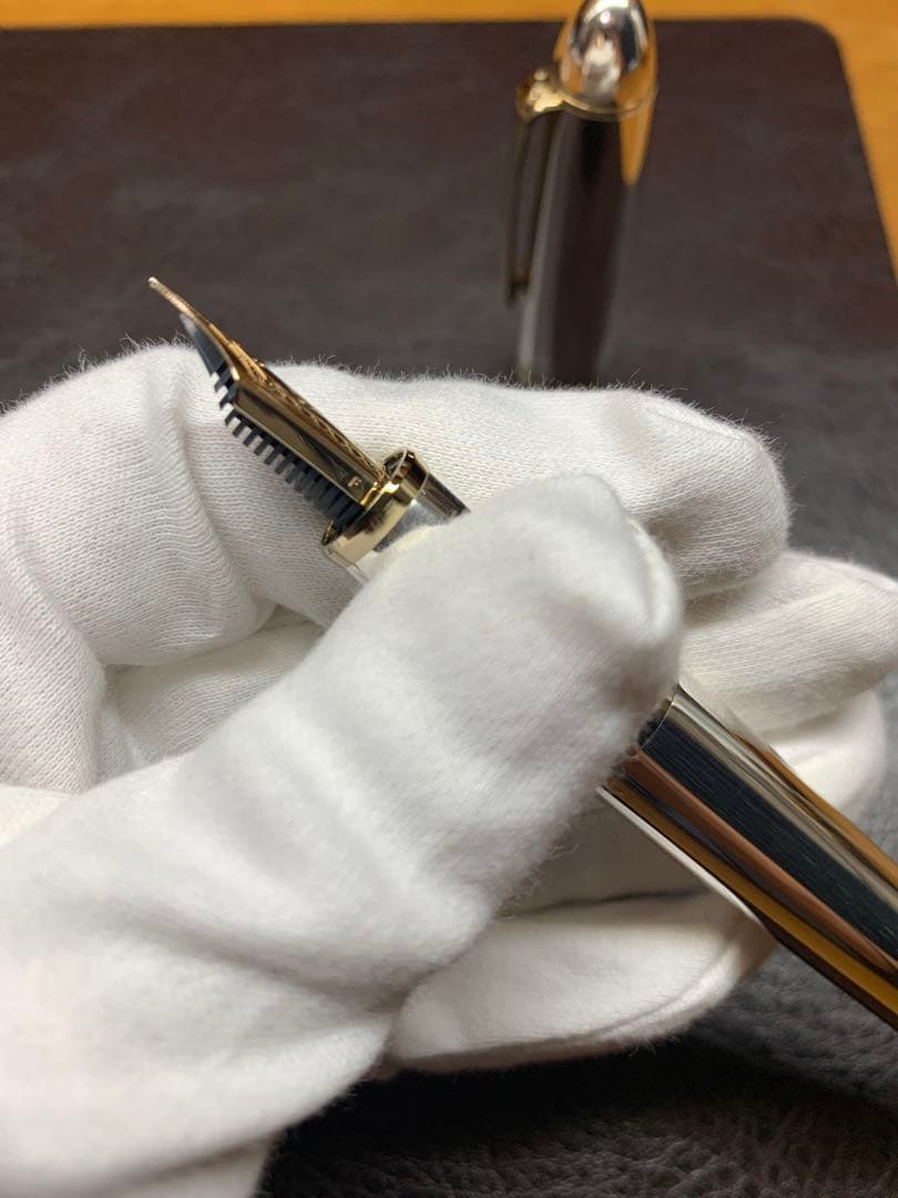 Sailor セーラー 万年筆 21K金ペン先 純銀軸 プロフィット21